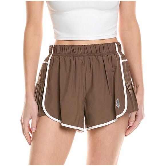 Free People Movement easy tiger brown shorts - size large - Picture 1 of 6